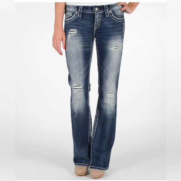 Silver Jeans Pioneer Bootcut (Size 27) - Picture 3 of 10